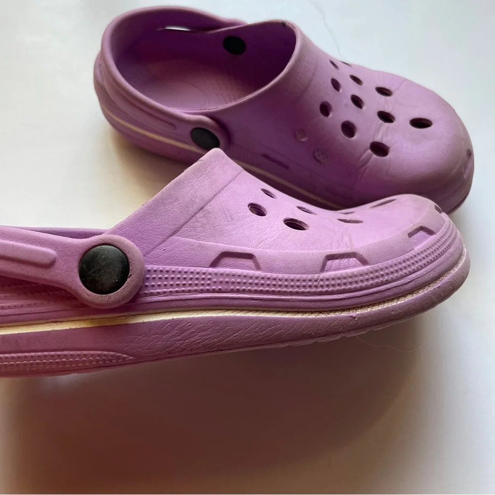Purple Clog Shoes